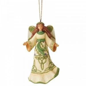 Image of Irish Angel Hanging Ornament by Jim Shore