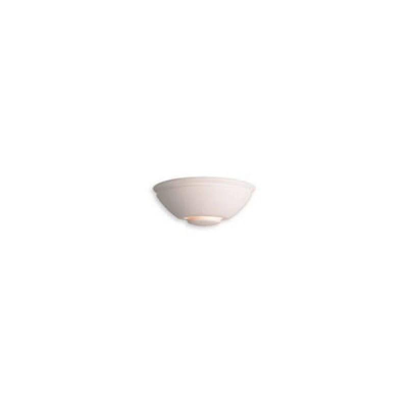 Image of FIRSTLIGHT PRODUCTS Firstlight Products - Firstlight Ceramic - 1 Light Ceramic Indoor Wall Uplighter - 100W Unglazed, E27 C307UN