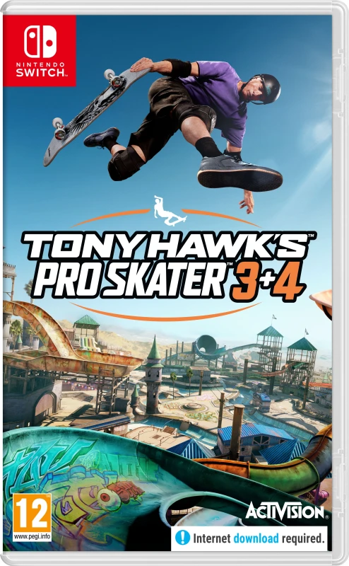 Image of Tony Hawk's Pro Skater 3+4 Nintendo Switch Game