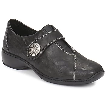 image of Rieker DORO SIOSI womens Casual Shoes in Black,5,6