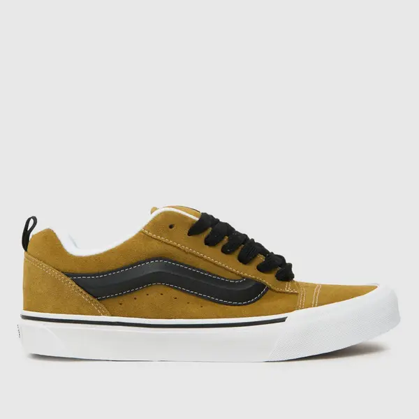 Image of Vans knu skool trainers in Black & brown Black & Brown UK 7 (EU 40½)