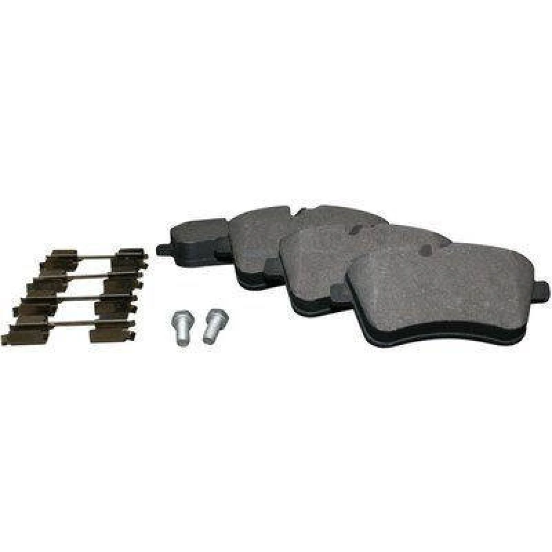 Image of JP GROUP 1363601610 Brake pad set JP Front Axle, prepared for wear warning indicator Brake Pad Set,disc brake (402)