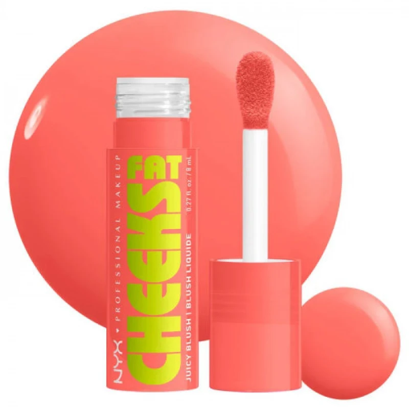 Image of NYX Professional Makeup Fat Cheeks Juicy Liquid Blush Papaya Plump