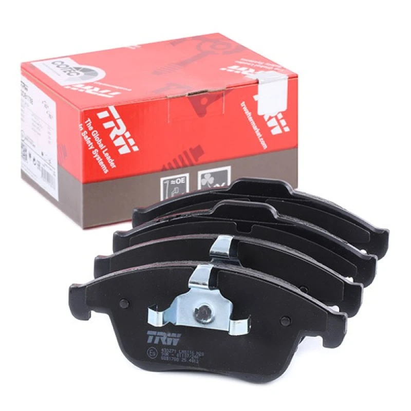 Image of TRW GDB1788 Brake pad set not prepared for wear warning indicator Brake Pad Set,disc brake (402)