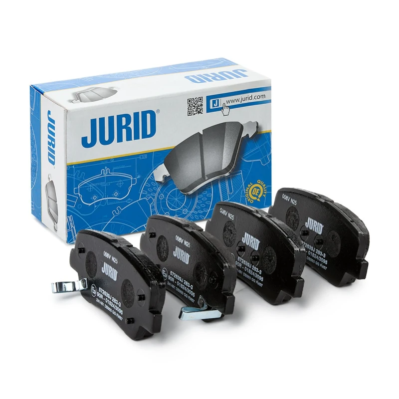 Image of JURID 572639J Brake pad set with acoustic wear warning, without accessories Brake Pad Set,disc brake (402)