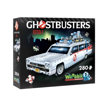 Image of Wrebbit 3D Ghostbusters: ECTO-1 Jigsaw Puzzle - 280 Pieces