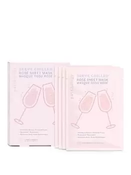 image of Patchology Serve Chilled Rose Sheet Mask - 4 Pack, Pink, Women