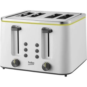Image of Beko TAM4341 4 Slice Toaster