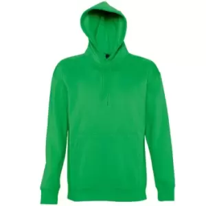 image of SOLS Slam Unisex Hooded Sweatshirt / Hoodie (S) (Kelly Green)