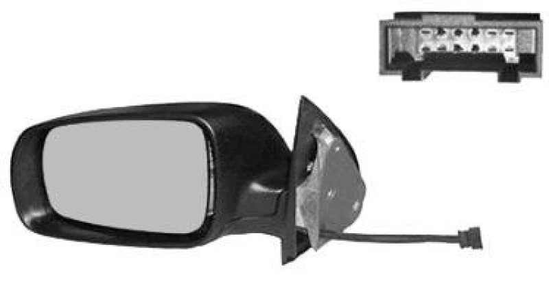 Image of VAN WEZEL 7625807 Wing mirror * HAGUS * Left, for electric mirror adjustment Outside Mirror (50)