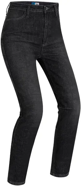 Image of PMJ Sara Ladies Motorcycle Jeans, black, Size 36 for Women