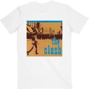 image of The Clash - Black Market Unisex Large T-Shirt - White