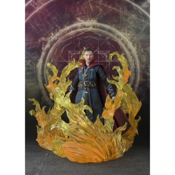 Image of Doctor Strange with Exclusive Flame Set (Marvel) Bandai Tamashii Nations Figuarts Figure