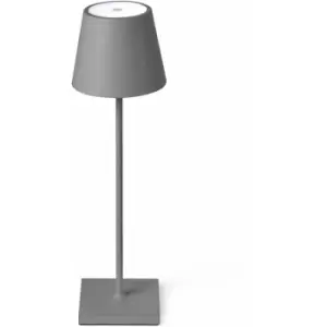 Image of Gray garden lamp Toc