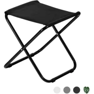 image of Classic Folding Stool - Black - Harbour Housewares