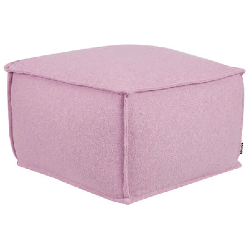 Image of Beliani Modern Pouffe Sherali Cotton Pink