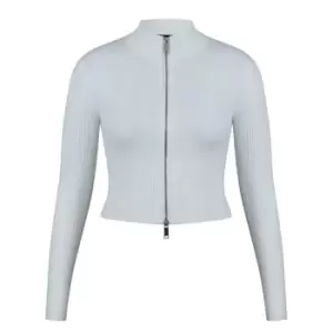 Image of Kangol Double Zip Cardigan Womens - Cream
