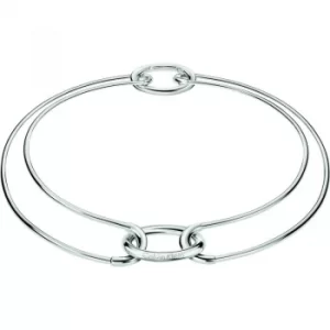 image of Ladies Calvin Klein Stainless Steel Airy Choker