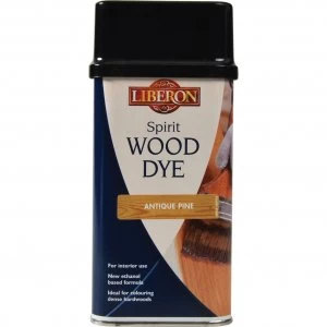 image of Liberon Spirit Wood Dye Antique Pine 250ml