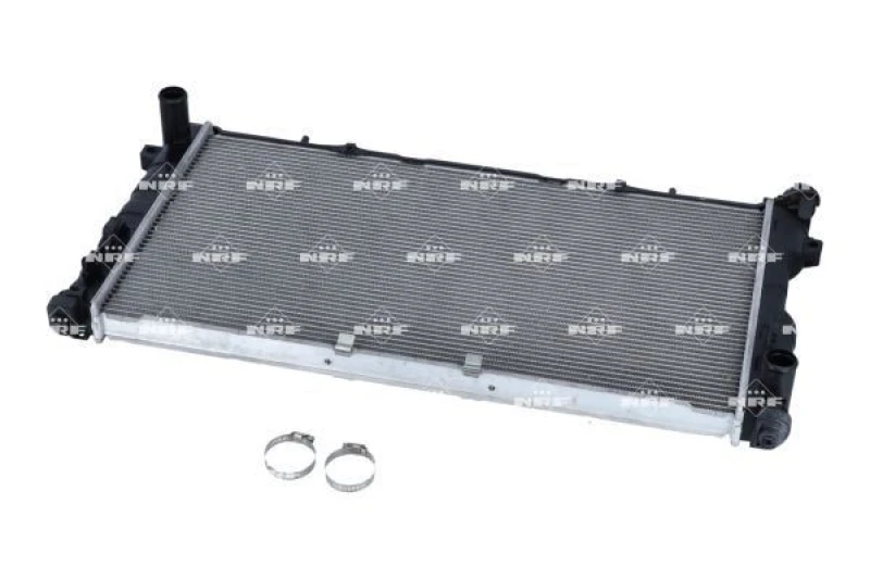 Image of NRF 56133 Engine radiator EASY FIT Brazed cooling fins, Aluminium, with mounting parts Aluminium Radiator,engine cooling (470)