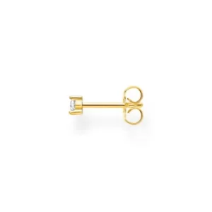 image of THOMAS SABO Charm Club Charming Gold Basics Stud Earring