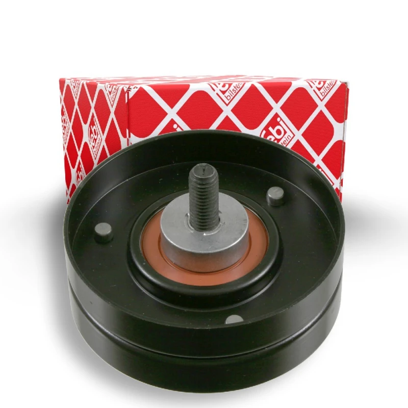 Image of FEBI BILSTEIN 21851 Idler Pulley with screw Metal Deflection/Guide Pulley,v-ribbed belt (312)