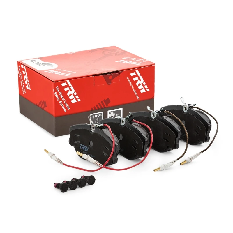 Image of TRW GDB1148 Brake pad set incl. wear warning contact, with accessories, with brake caliper screws Brake Pad Set,disc brake (402)