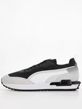 Puma Puma City Rider Gradient, Grey/Black, Size 7, Men