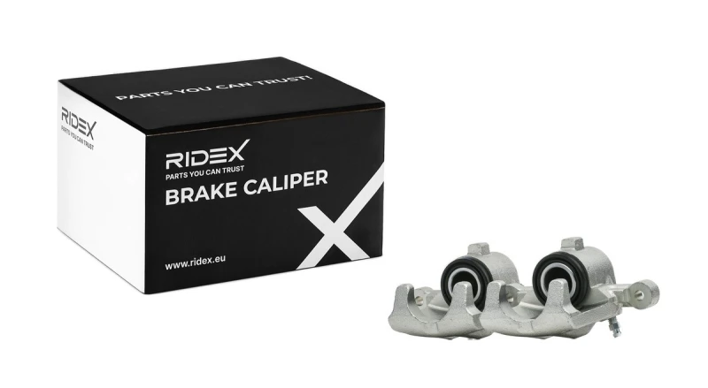 Image of RIDEX 78B1775 Brake caliper Rear Axle, without holder Cast Iron Brake Caliper (78)