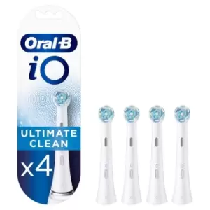 Oral B iO White Ultimate Cleaning Electric Toothbrush Replacement Heads 4Pcs