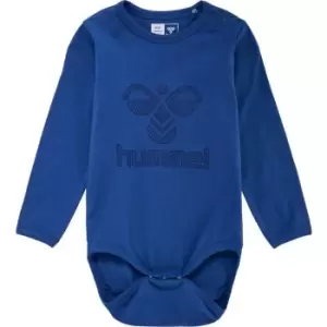 Image of Hummel FastWo Baby Bodysuit Long Sleeve - Blue