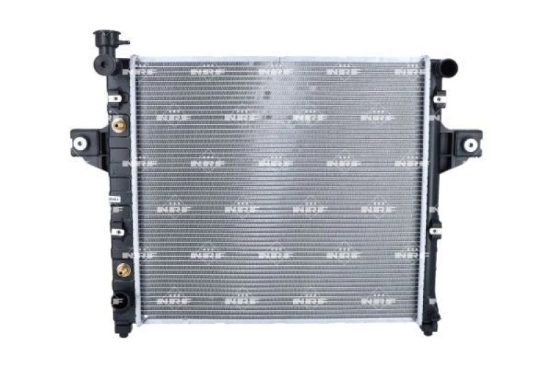 Image of NRF 58112 Engine radiator Brazed cooling fins, Aluminium, with rubber grommet Aluminium Radiator,engine cooling (470)