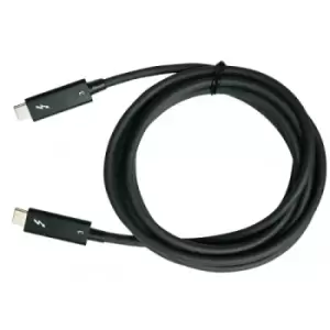 Image of CAB-TBT320M-40G-LINTES - Male - Male - 2m - Black - 40 Gbit/s