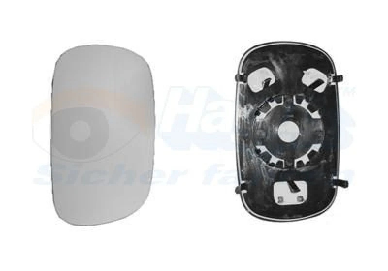 Image of VAN WEZEL Wing mirror glass VAN WEZEL 1636839