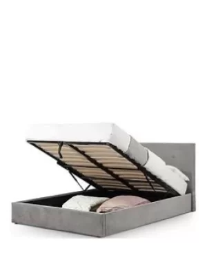 Image of Julian Bowen Shoreditch King High Headboard Lift-Up Storage Bed