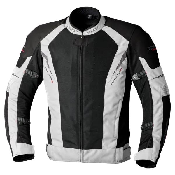 Image of RST Ventilator XT Textile Jacket Silver Black Size 40
