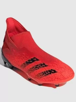 Image of Adidas Mens Predator Laceless 20.3 Firm Ground Football Boot, Red, Size 11, Men