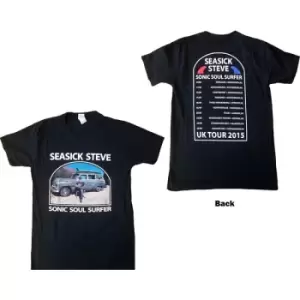 Seasick Steve - Full Colour Sonic Soul Surfer Unisex X-Large T-Shirt - Black