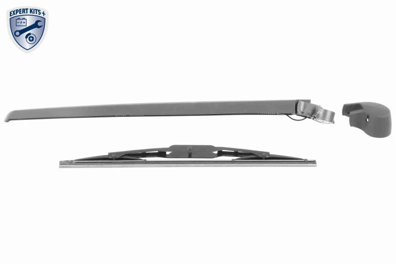 Image of VAICO V10-3432 Wiper Arm Set, window cleaning with cap, EXPERT KITS + PBT, GRP (Glass fibre Reinforced Plastic) Wiper Arm Set,window cleaning (6545)