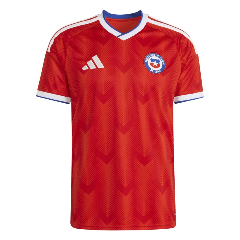 Image of adidas Chile Home Shirt World Cup 2026 Mens Red/White male M