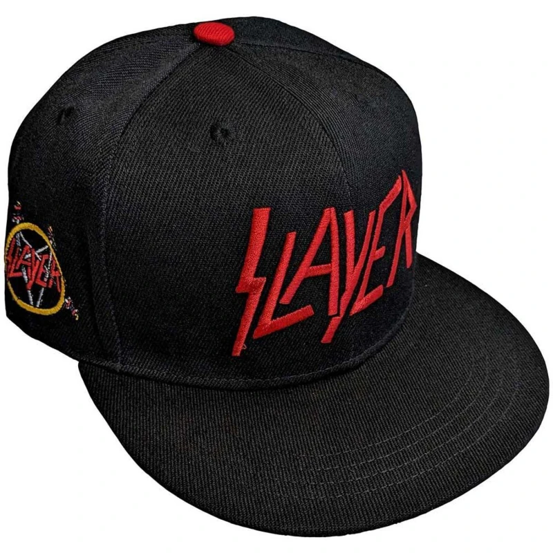Image of Slayer Womens Logo Snapback Baseball Cap in Black Female One Size