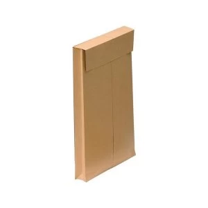 Image of New Guardian 406 x 305 x 25mm Gusseted Heavyweight Peel and Seal Envelopes 130gsm Manilla Pack of 100