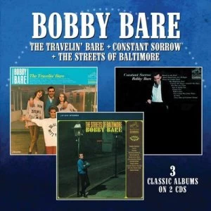 image of The Travelin Bare/Constant Sorrow/The Streets of Baltimore by Bobby Bare CD Album