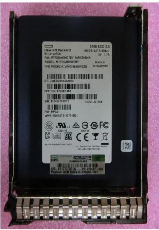 Image of HPE 960G S 6G SFF RI DS SSD