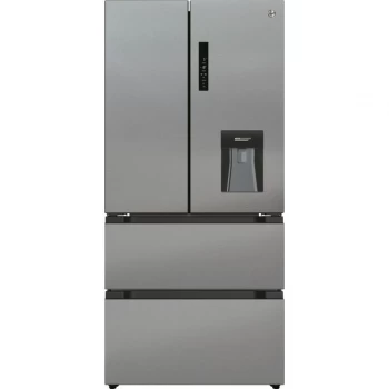 Image of Hoover HSF818FXWDK 432L American Style Freestanding Fridge Freezer