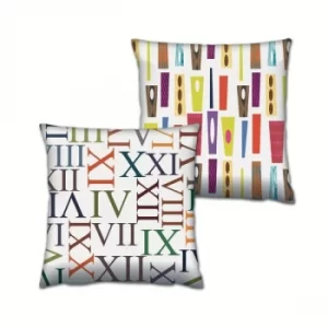 Image of AB-4680-4676 Multicolor Cushion Set (2 Pieces)