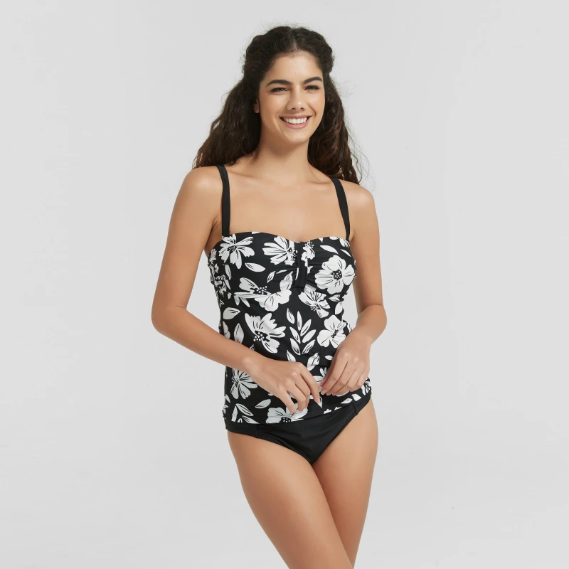 Image of Be You Ruch Tank Top - Black 8