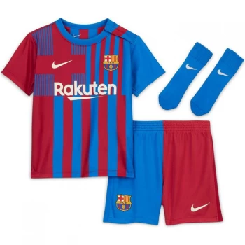 image of Nike Barcelona Home Baby Kit 2021 2022 - Blue/Red