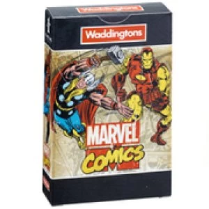 Image of Waddingtons Number 1 Playing Cards - Marvel Comics Retro Edition