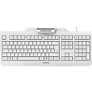 Image of CHERRY Wired Keyboard KC 1000 SC Pale Grey